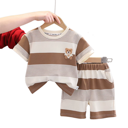 Teddy-Streifen Set