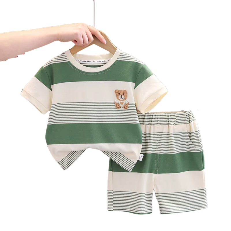 Teddy-Streifen Set